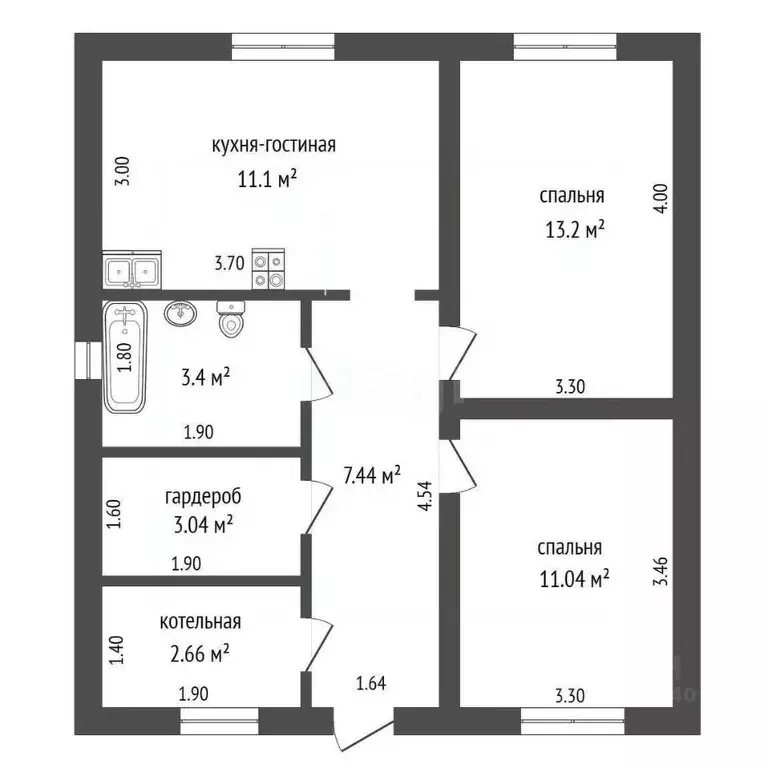 Дом в Тюменская область, Тюмень Тополек СНТ, 15-я линия (56 м) - Фото 2