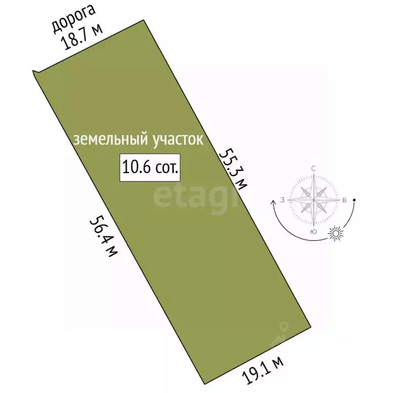 Участок в Крым, Кировский район, Первомайское с/пос, с. Изюмовка ул. ... - Фото 2