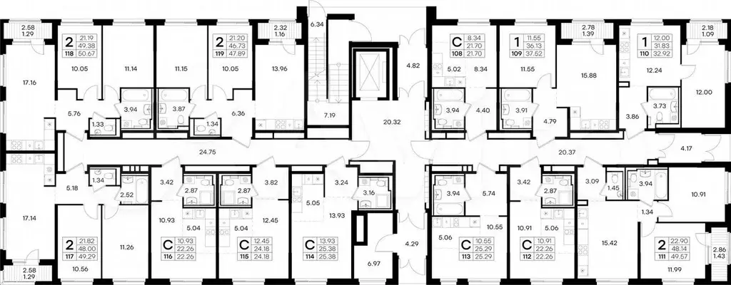 Квартира-студия, 22,3 м, 1/9 эт. - Фото 1