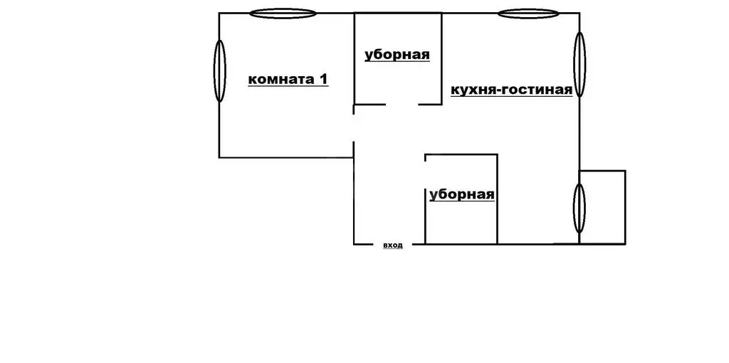 2-комнатная квартира: посёлок Молодёжный, улица Вадима Усова, 16 (61.9 ... - Фото 1