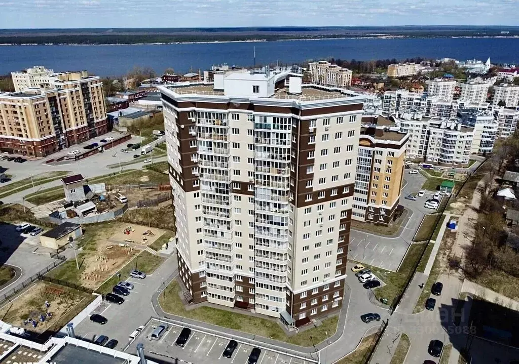 2-к кв. Чувашия, Чебоксары ул. Герцена, 14 (62.5 м) - Фото 1