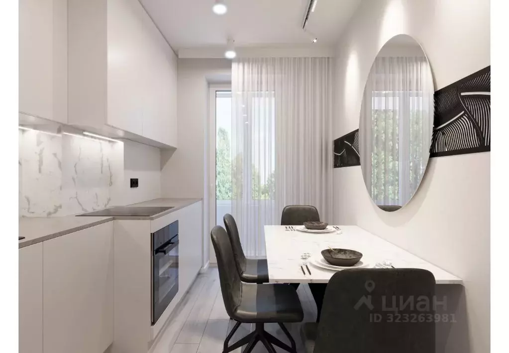 2-к кв. Калининградская область, Зеленоградск ул. Тургенева, 16А (54.0 ... - Фото 2