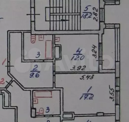 1-к. квартира, 45 м, 2/7 эт. - Фото 0