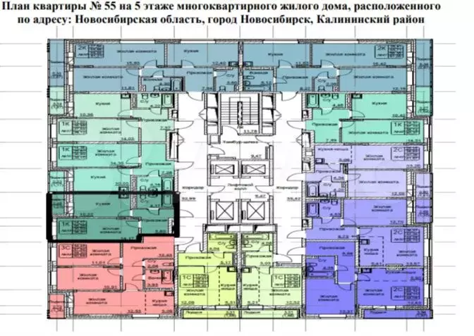 1-к. квартира, 34,6 м, 5/24 эт. - Фото 0