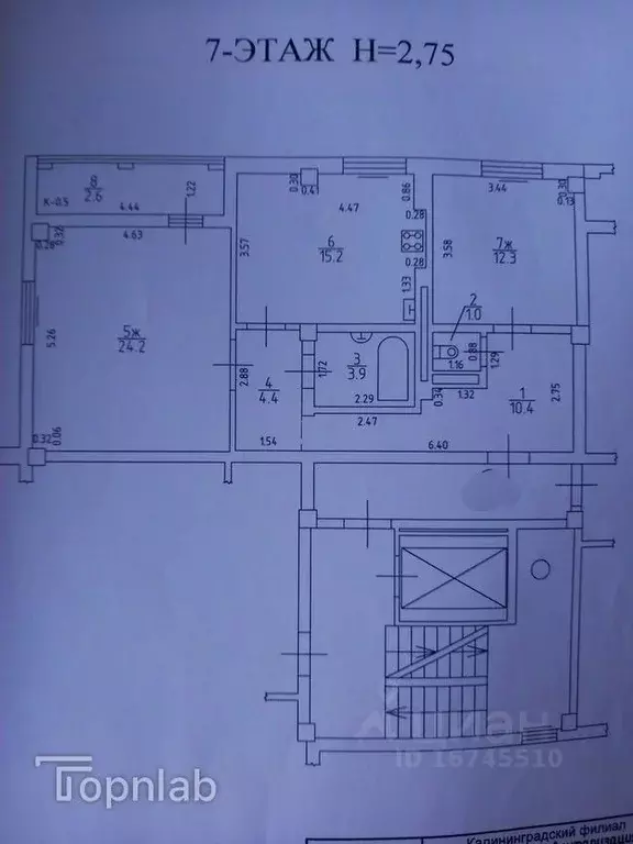 2-к кв. Калининградская область, Калининград ул. Летний проезд, 33 ... - Фото 2