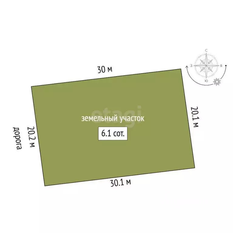 Участок в Тюменская область, Тобольск Южанка садоводческое ... - Фото 2