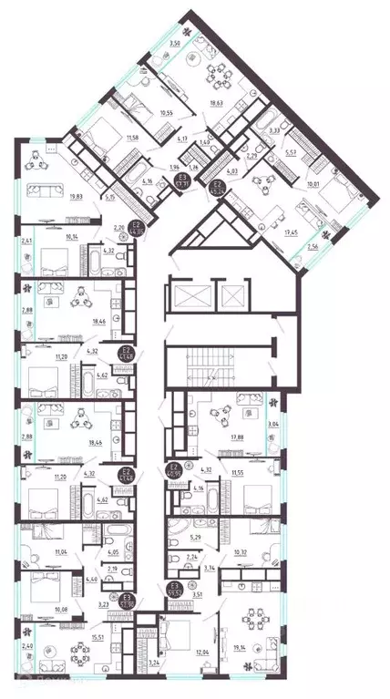 2-к кв. Рязанская область, Рязань Московское ш. (59.52 м) - Фото 2