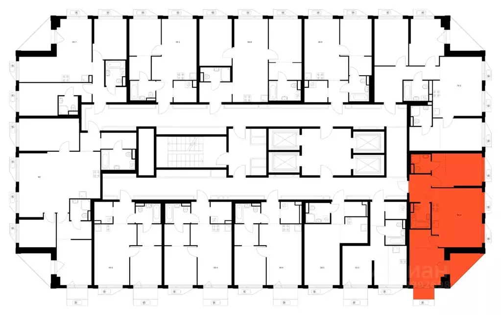 2-к кв. Москва Алтуфьевское 53 жилой комплекс, 1.1 (59.4 м) - Фото 2