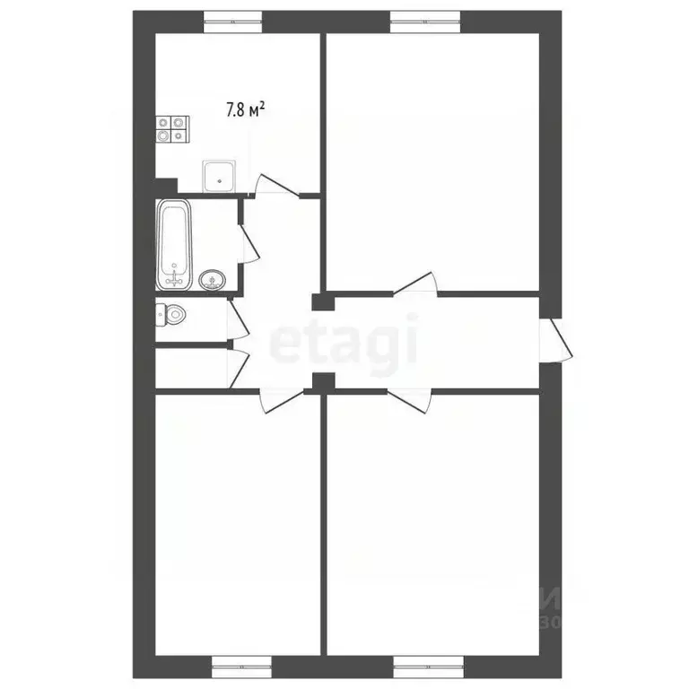 3-к кв. Ярославская область, Тутаевский муниципальный округ, ... - Фото 2