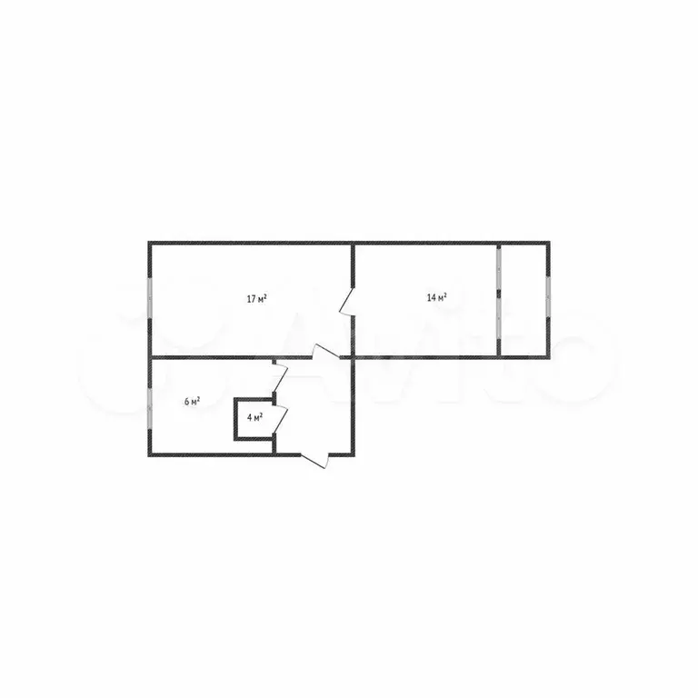 2-к. квартира, 50 м, 2/5 эт. - Фото 0