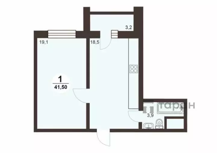 1-комнатная квартира: Челябинск, улица Университетская Набережная, 87 ... - Фото 0