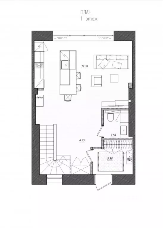 Таунхаус в Санкт-Петербург пос. Лисий Нос, Песочная ул., 3к46 (178 м) - Фото 2