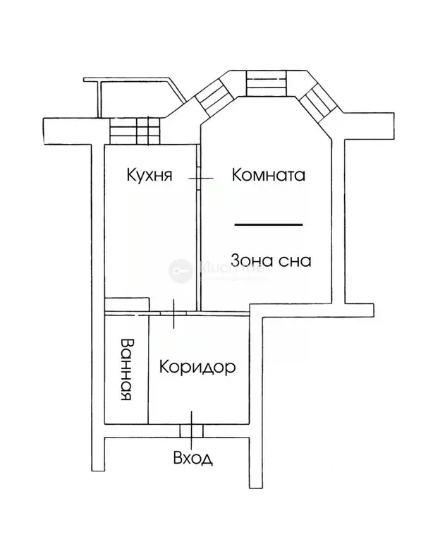 1-к кв. Татарстан, Казань ул. Гарифа Ахунова, 14 (51.3 м) - Фото 2