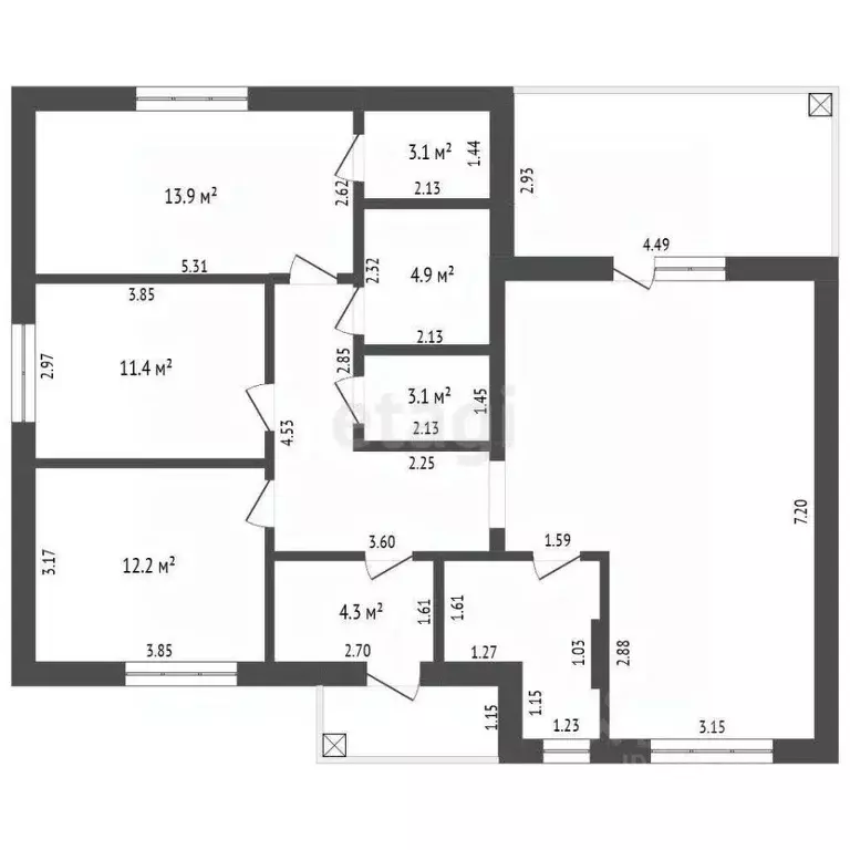 Дом в Ростовская область, Аксайский район, Щепкинское с/пос, пос. ... - Фото 2