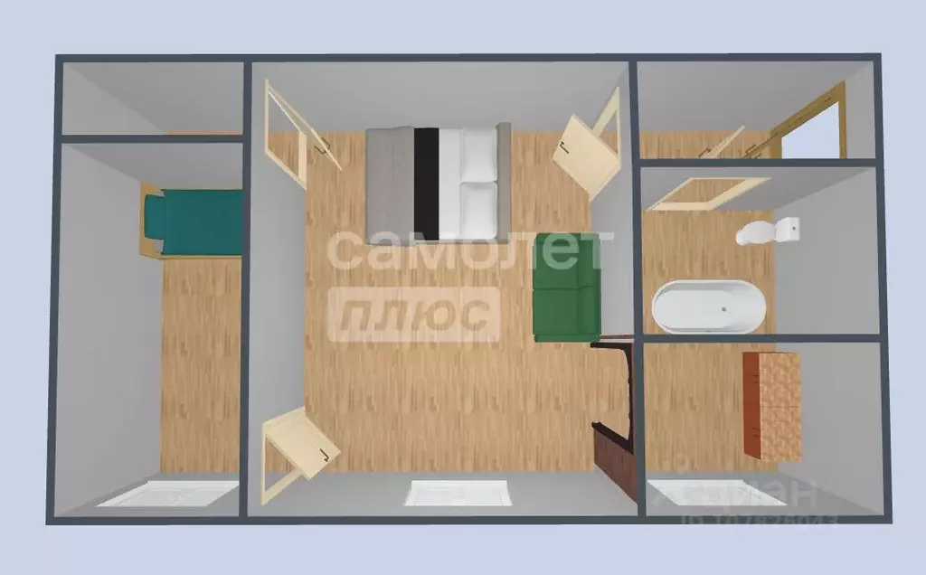 2-к кв. Приморский край, Находка Поселок Ливадия мкр, ул. Луговая, 22 ... - Фото 2