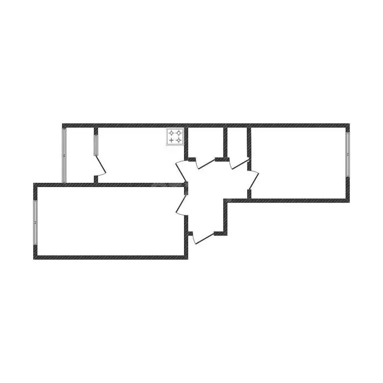 2-комнатная квартира: аул Новая Адыгея, Береговая улица, 3к16 (49.9 м) - Фото 1