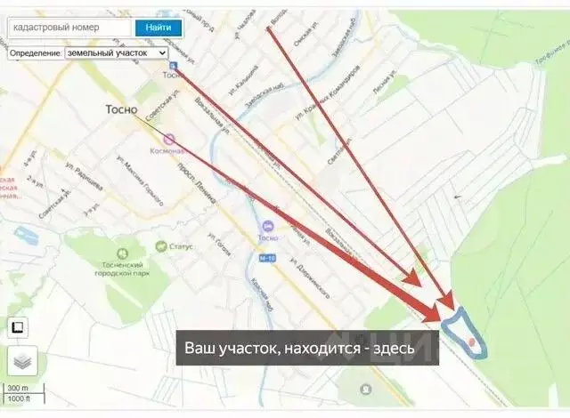 Участок в Ленинградская область, Тосно г. Тосненский район, Тосненское ... - Фото 2