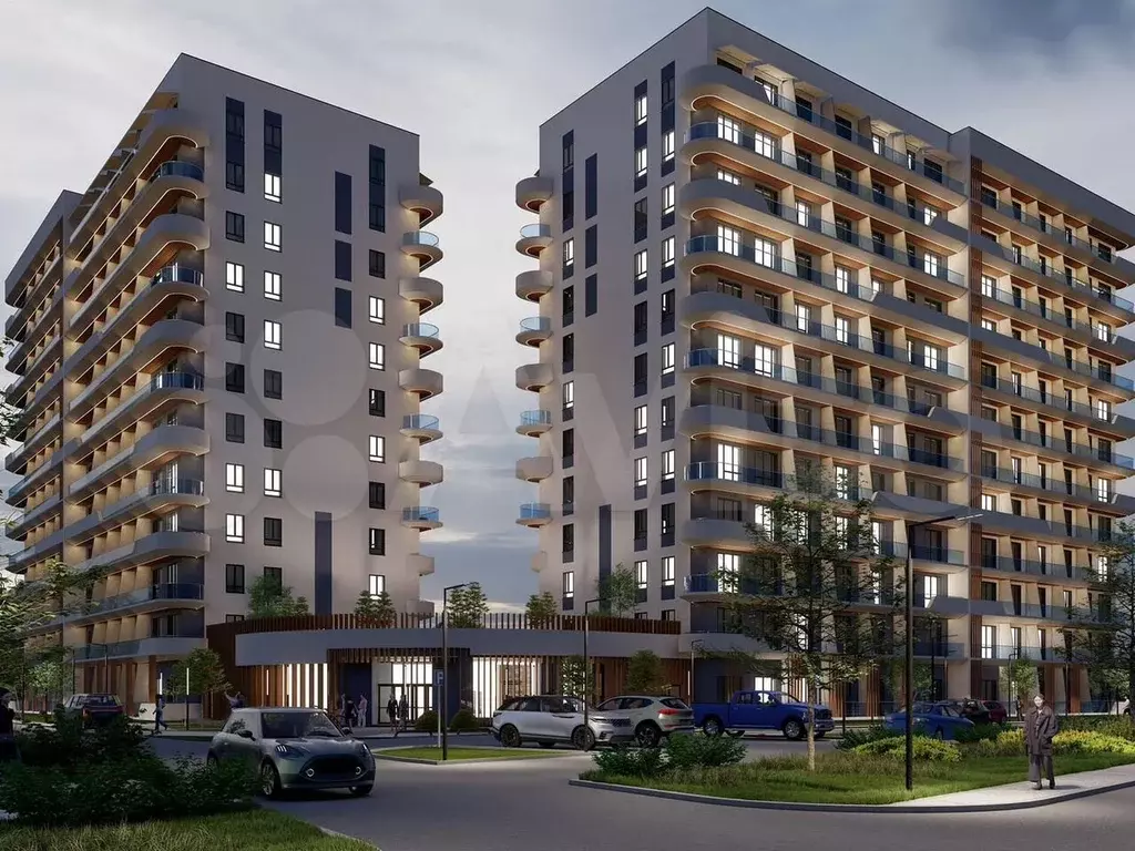 Апартаменты-студия, 30,9 м, 2/12 эт. - Фото 0