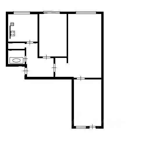 3-к кв. Москва Голубинская ул., 25К1 (65.0 м) - Фото 2