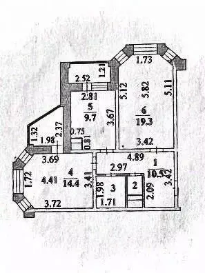 2-к кв. Липецкая область, Липецк ул. Ульяны Громовой, 5 (69.0 м) - Фото 2