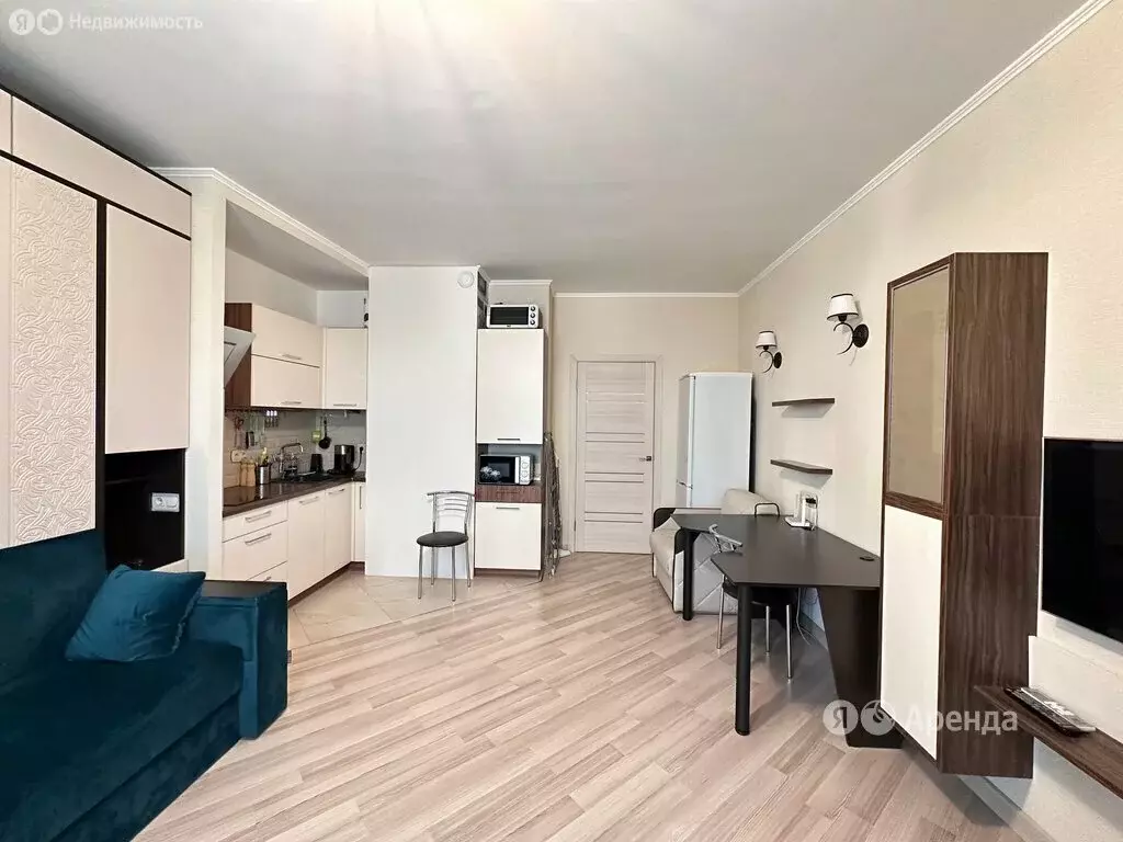 Квартира-студия: Кудрово, Европейский проспект, 18к2 (28 м) - Фото 1