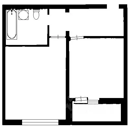 1-к кв. Москва Производственная ул., 10к1 (37.0 м) - Фото 2