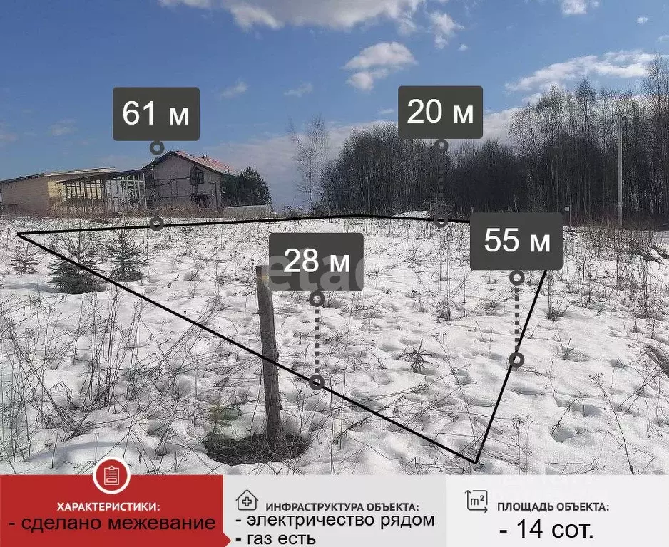 Участок в Вологодская область, Великоустюгский муниципальный округ, ... - Фото 0