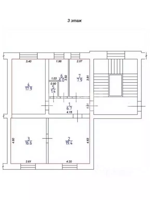 3-к кв. Тверская область, Тверь ул. Вагжанова, 16 (78.0 м) - Фото 1