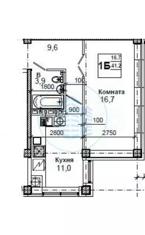 1-к кв. Ставропольский край, Ессентуки Октябрьская ул., 8/3 (41.2 м) - Фото 1