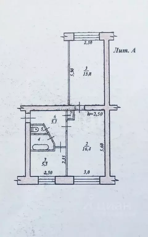 2-к кв. Хабаровский край, Ванинский муниципальный округ, Октябрьский ... - Фото 2