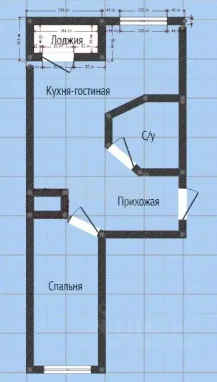 1-к кв. Бурятия, Улан-Удэ ул. Смолина, 81 (53.2 м) - Фото 1