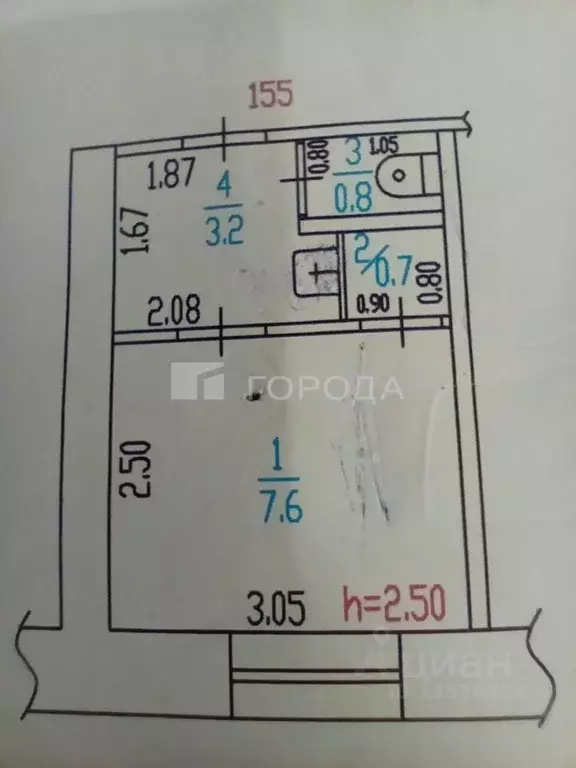 Студия Алтайский край, Барнаул ул. 1-я Западная, 17 (12.3 м) - Фото 2