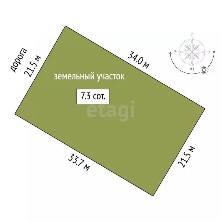 Участок в Тюменская область, Тюменский муниципальный округ, с. ... - Фото 2