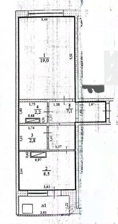 1-к кв. Ульяновская область, Ульяновск Заводской проезд, 31 (39.6 м) - Фото 2