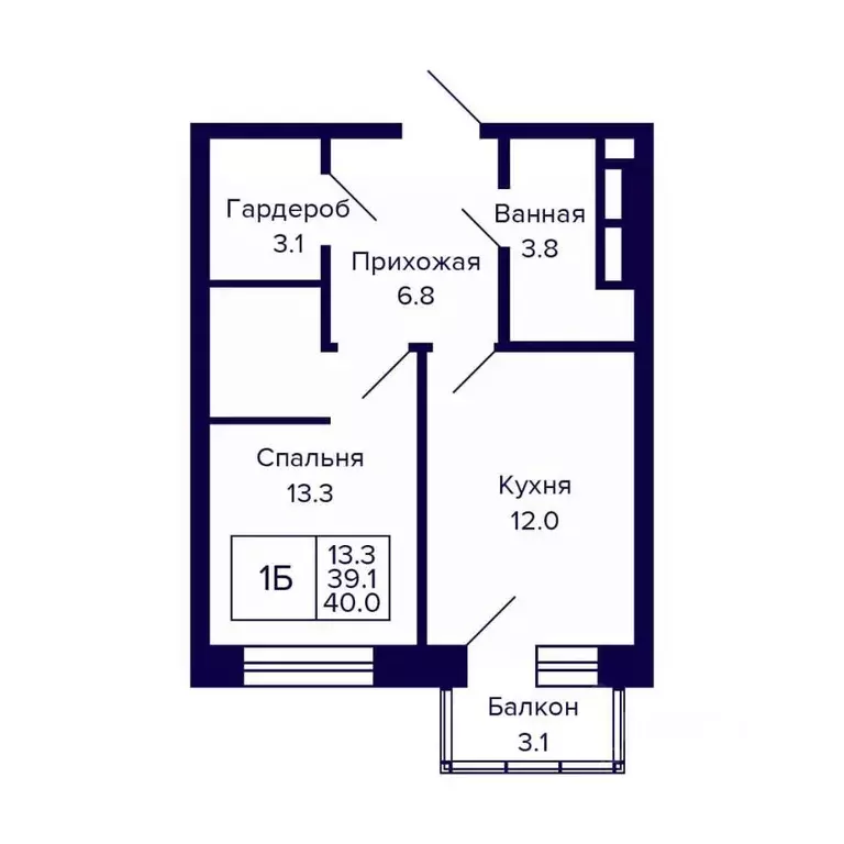 1-к кв. Новосибирская область, Новосибирск ул. Грибоедова (40.0 м) - Фото 0