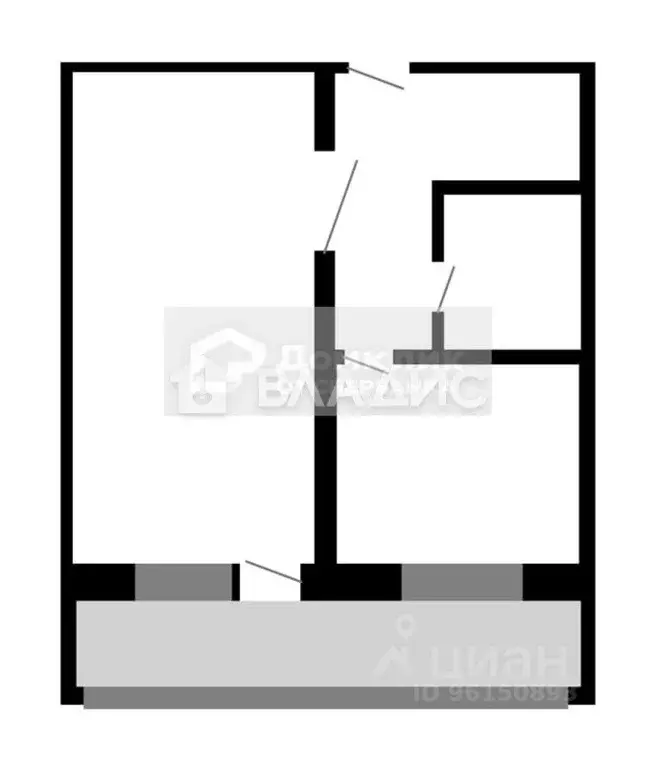 1-к кв. Карелия, Петрозаводск Лыжная ул., 14 (33.6 м) - Фото 2