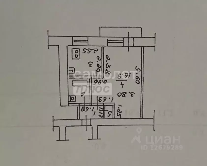 1-к кв. Липецкая область, Липецк ул. Механизаторов, 1 (31.0 м) - Фото 2