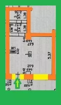 Торговая площадь в Орловская область, Орел Наугорское ш., 88 (39 м) - Фото 1