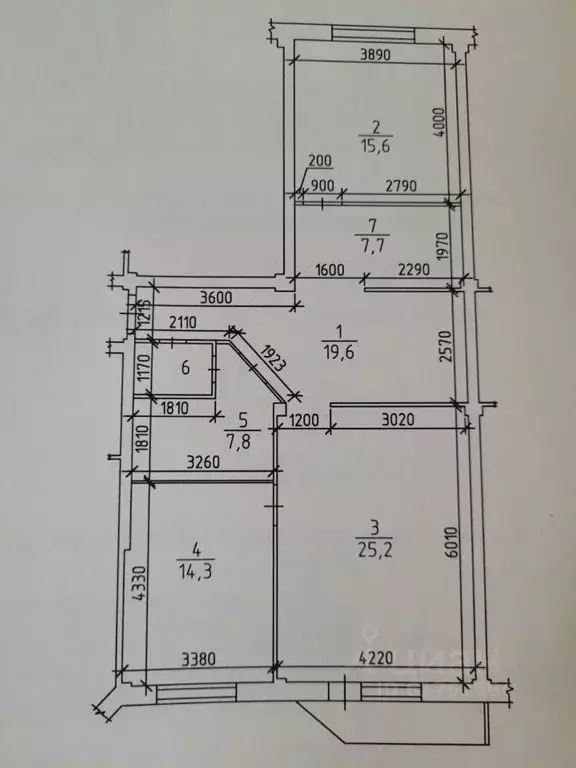 3-к кв. Кемеровская область, Кемерово ул. Дружбы, 35б (88.0 м) - Фото 1