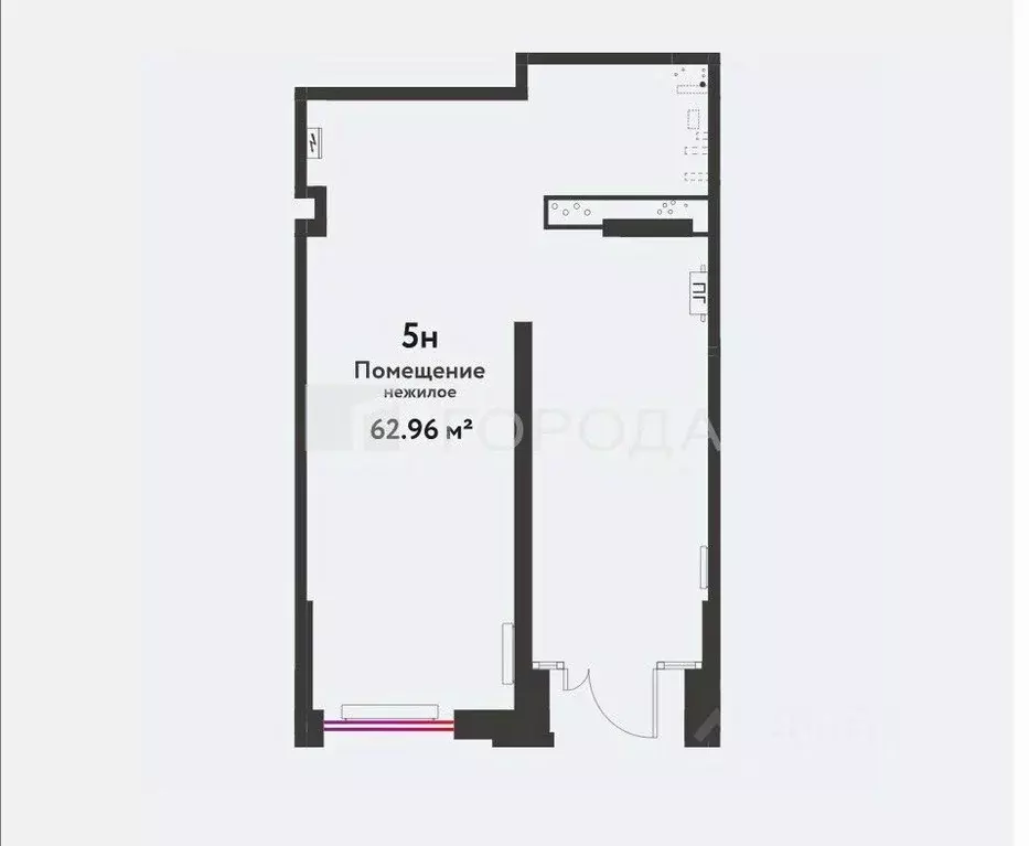 Офис в Новосибирская область, Новосибирск Тополевая ул., с21 (63 м) - Фото 2