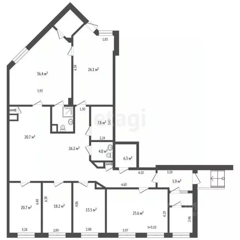 Офис в Москва 1-я Останкинская ул., 26 (224 м) - Фото 2