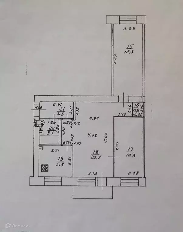 Продаётся 3-к квартира, 56.6 м - Фото 0