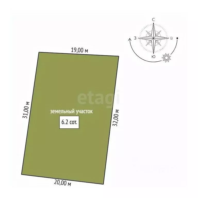 Участок в Амурская область, Благовещенск ул. Ломоносова, 110 (6.2 ... - Фото 1