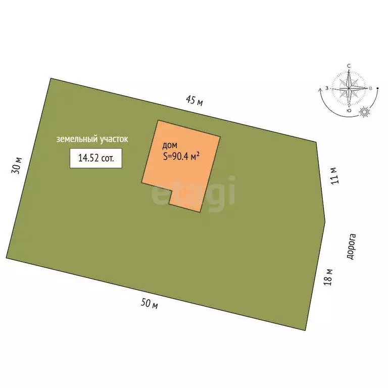 Дом в Иска, улица Самарьяны (90.4 м) - Фото 0