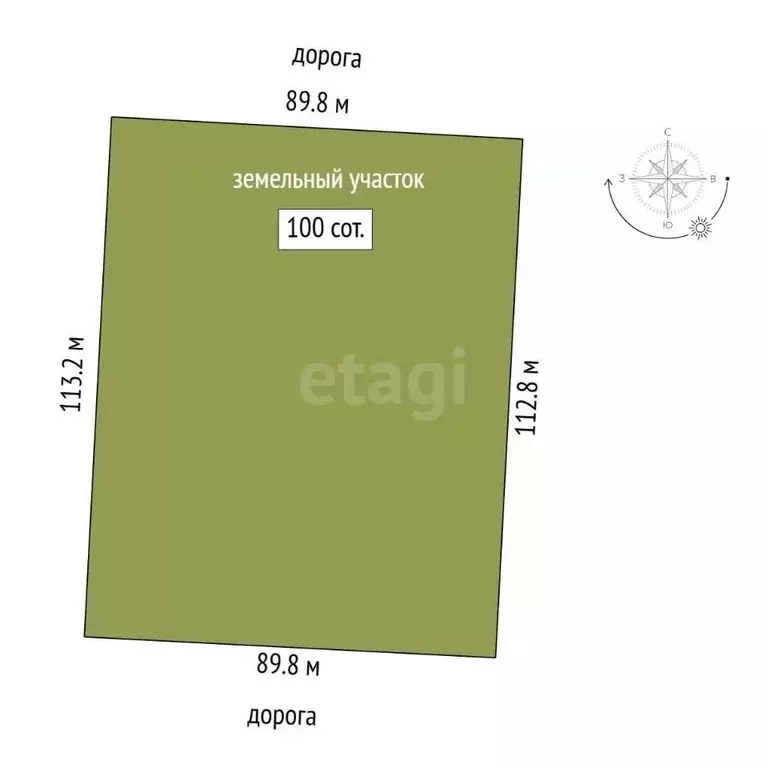 Участок в Крым, Ленинский район, Заветненское с/пос, с. Заветное ул. ... - Фото 2