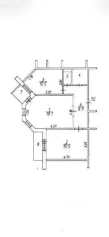 2-к кв. Московская область, Красногорск Строительная ул., 3а (58.6 м) - Фото 2
