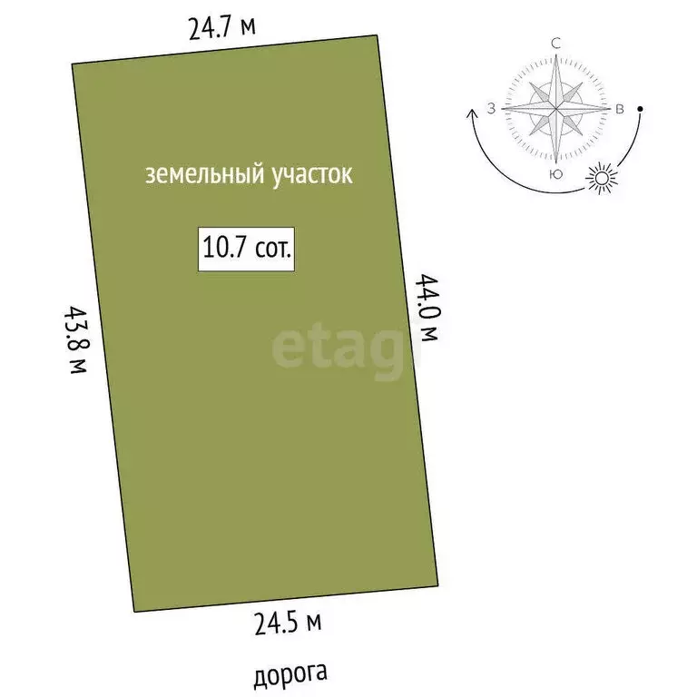 Участок в Усть-Ницинское сельское поселение, деревня Мельничная, ... - Фото 1