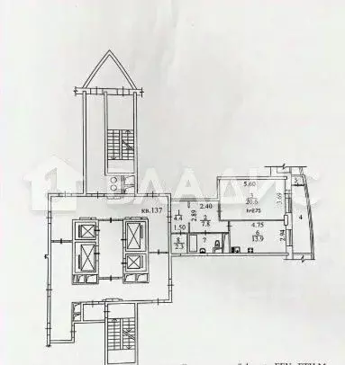 1-к кв. Московская область, Реутов Юбилейный просп., 49 (58.4 м) - Фото 2