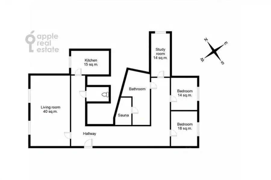 4-к кв. Москва наб. Тараса Шевченко, 3 (140.0 м) - Фото 2