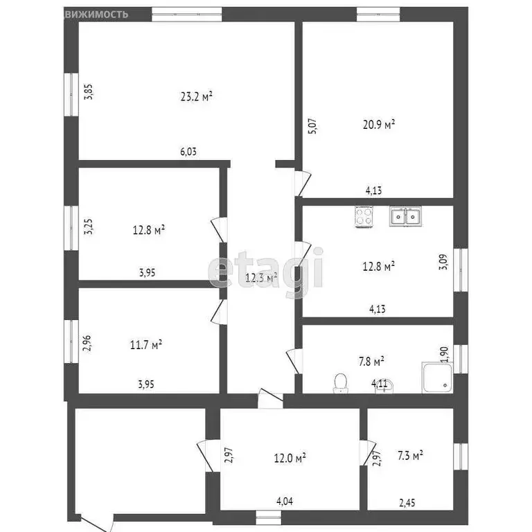 Дом в Заводоуковск, Звёздная улица (120.8 м) - Фото 2